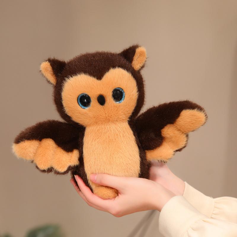 1Pc 22Cm Lovely Plushie Owl Plush Dolls Stuffed Soft Animal Toy Boys Girls Birthday Gift Adorable Owl Toy
