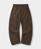 Yujen Single-Pleat Wide Cargo Elastic Pants_3 Color
