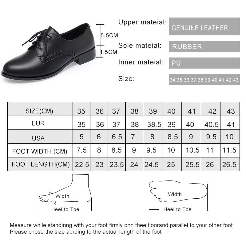 Fashion AIYUQI Women Autumn Shoes Genuine Leather 2025 New Mid Heel British Style Women Loafers Large Size 43 44 45 Lace-up Women Shoes