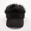 Wig Baseball Cap for Men Women, Unisex Hip-Hop Funny Novelty Hat with Long Curly Hair for Party Disguise Outdoor, For Men Women