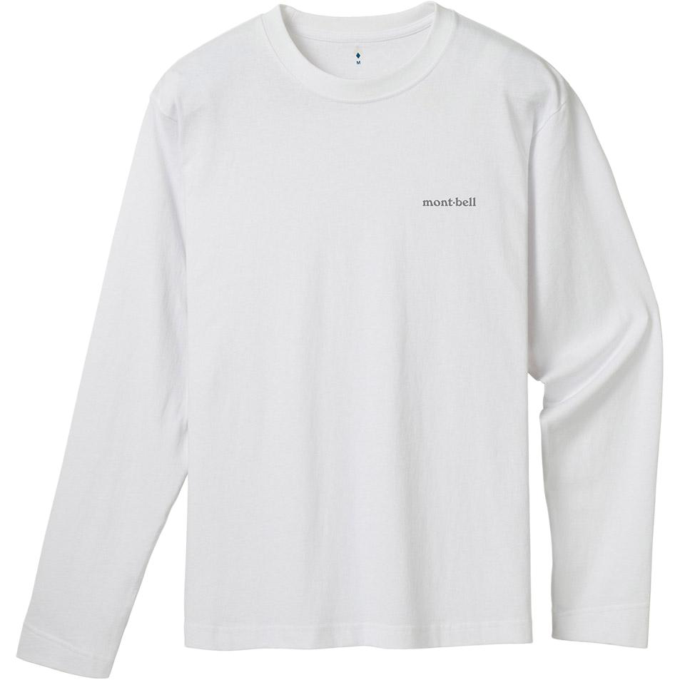 MONTBELL Logo Solid Color Long Sleeve T-Shirt Men's