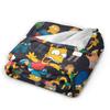 Bart Homer Lisa Marg Blanket The S-Simpsons Super Soft Print Plush Throw Blanket For Living Room Flannel Bedspread Bed Cover