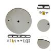 Canopy Kit Chandelier Ceiling Plate with Mounting Hardware Retro Style for Pendant Lamp Iron