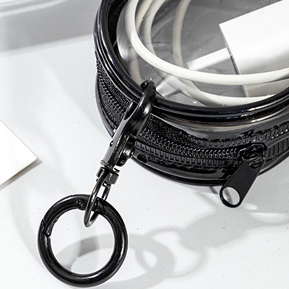With Keychain Data Cable Storage Bag Storage Digital Storage Bag Phone Charger Bag Earphone Cable