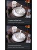 High-End Chinese Style Ceramic Tableware Set: 3-Piece or 4-Piece with Bowls, Plates, and Dishes for Restaurants and Clubs