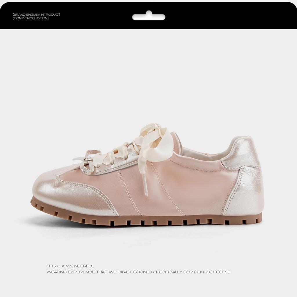 Mint Mambo German training shoes women's 2025 new soft-soled ballet shoes flat-soled single shoes casual Forrest Gump women's shoes