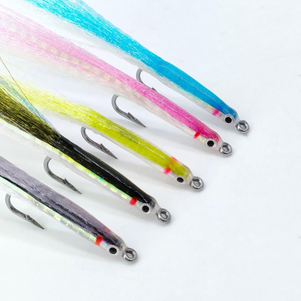 Realistic Fish Eye Surf Candy Fly Lure Stainless Hooks Sea Trout Fly  Saltwater Fishing