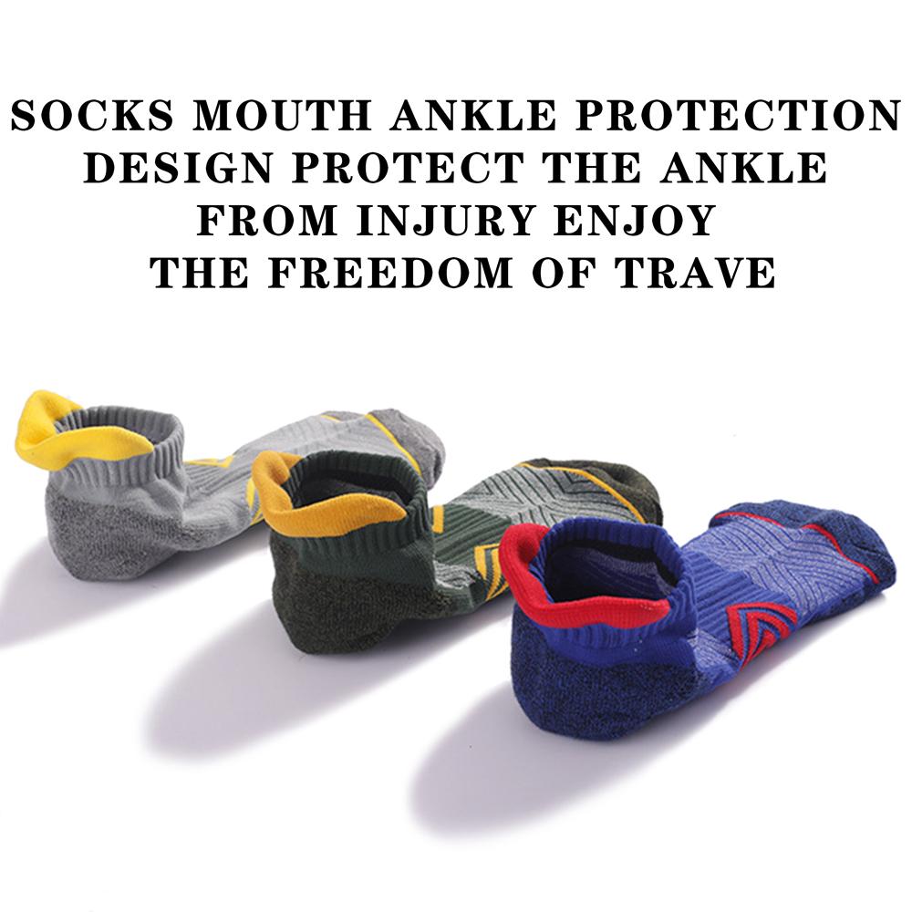 3 Pairs High Quality Socks Men Outdoor Casual Cotton Socks Short Breathable Army Green Ankle Socks Run Sports Socks Size 39-50