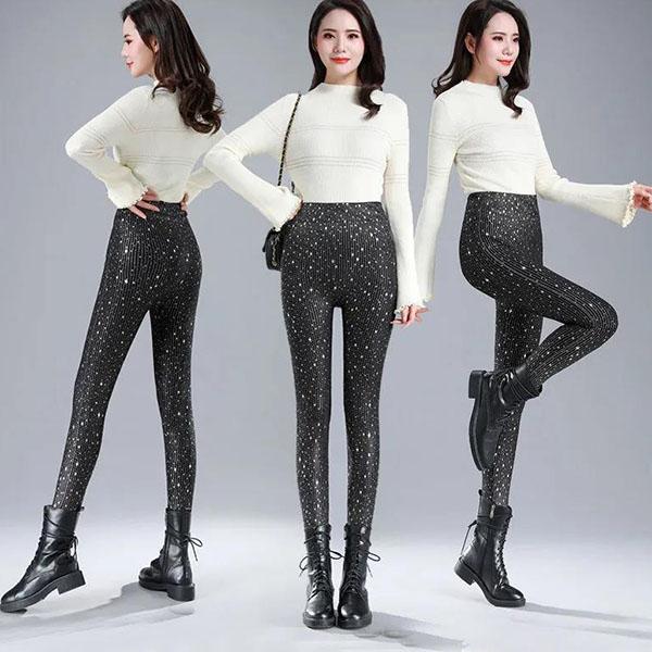 Женские эластичные леггинсы на осень и весну — фото 9