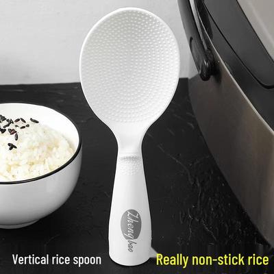 Cuchara de Arroz Tridimensional Antiadherente y Espátula para Olla Arrocera