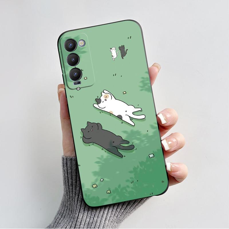 For Tecno Camon 18P Phone Case Shockproof Cover Cute Cartoon Love Heart Soft Funda For Tecno Camon 18 Premier Camon18 18i Bumper