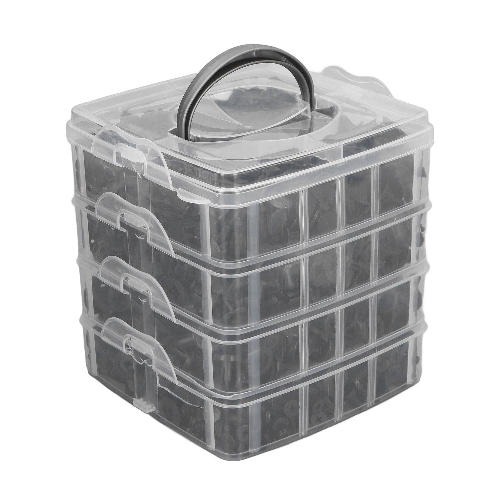 900 Pcs Set Bumper Clips 5mm 6mm 6.8mm 8.5mm Car Retainer Auto Push Fastener ABS Plastic Pin Rivet