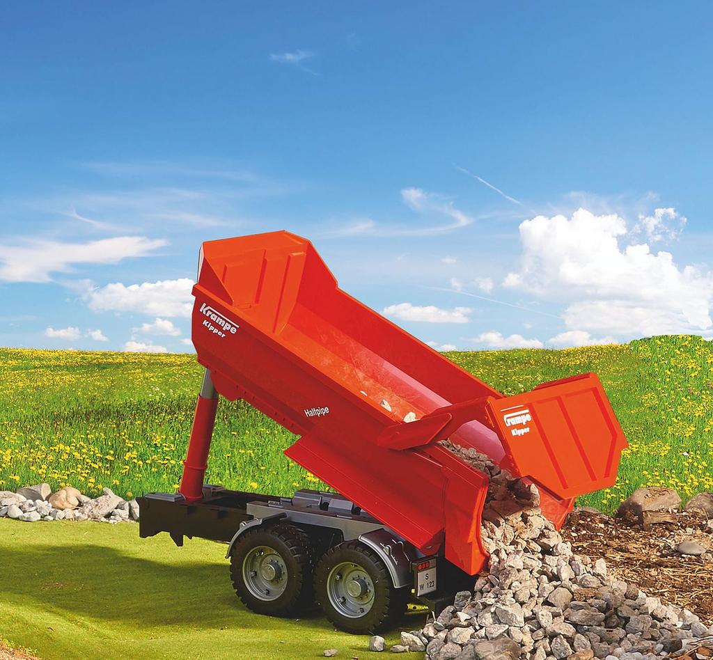 Bruder Krampe Half Pipe Trailer BR02225