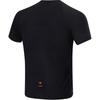 Li Ning Laufserie Einfarbig Rundhals Schnelltrocknend Atmungsaktiv Slim Fit Kurzarm T-Shirt Herren Tops Schwarz ATSU003-1