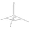 Umbrella Stand White Steel for 25 32 Mm Pole