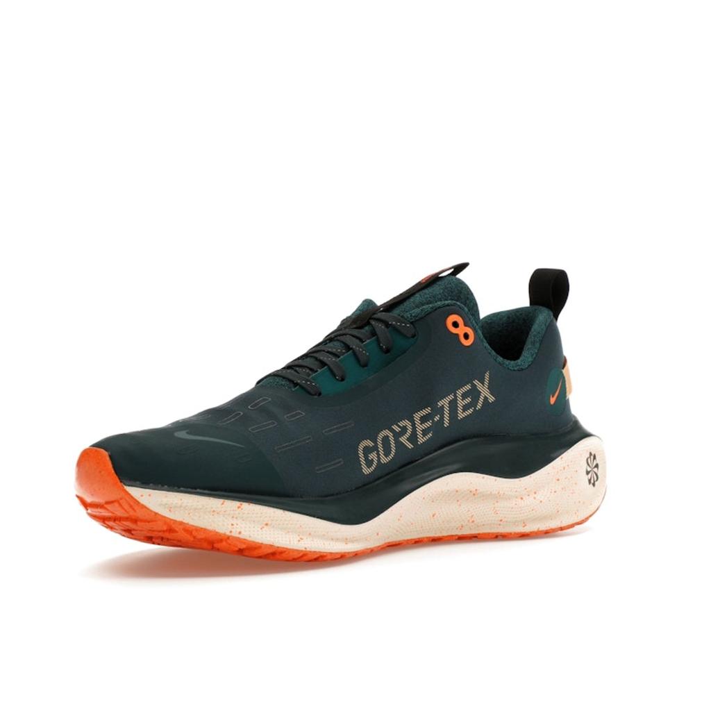 Nike ReactX Infinity Run 4 GORE-TEX Deep Jungle Total Orange Herresneakers Grønn Geode-Teal Svart FB2204-300