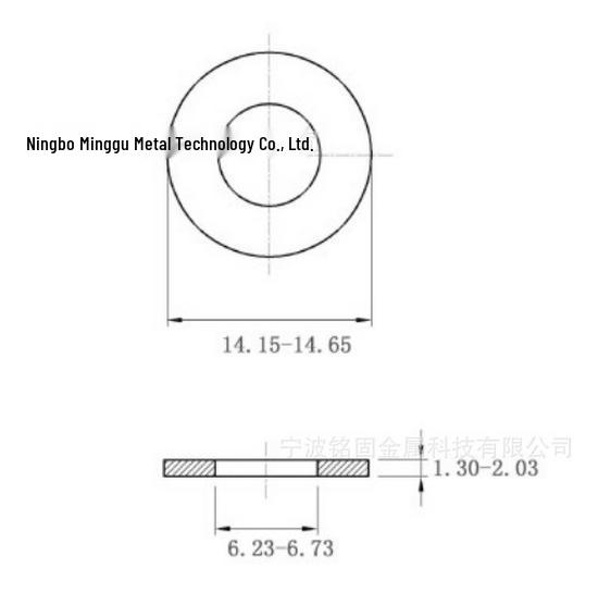 1/2 Inch 316 Stainless Steel Narrow Type Flat Washer, Large SAE/USS Flat Washer
