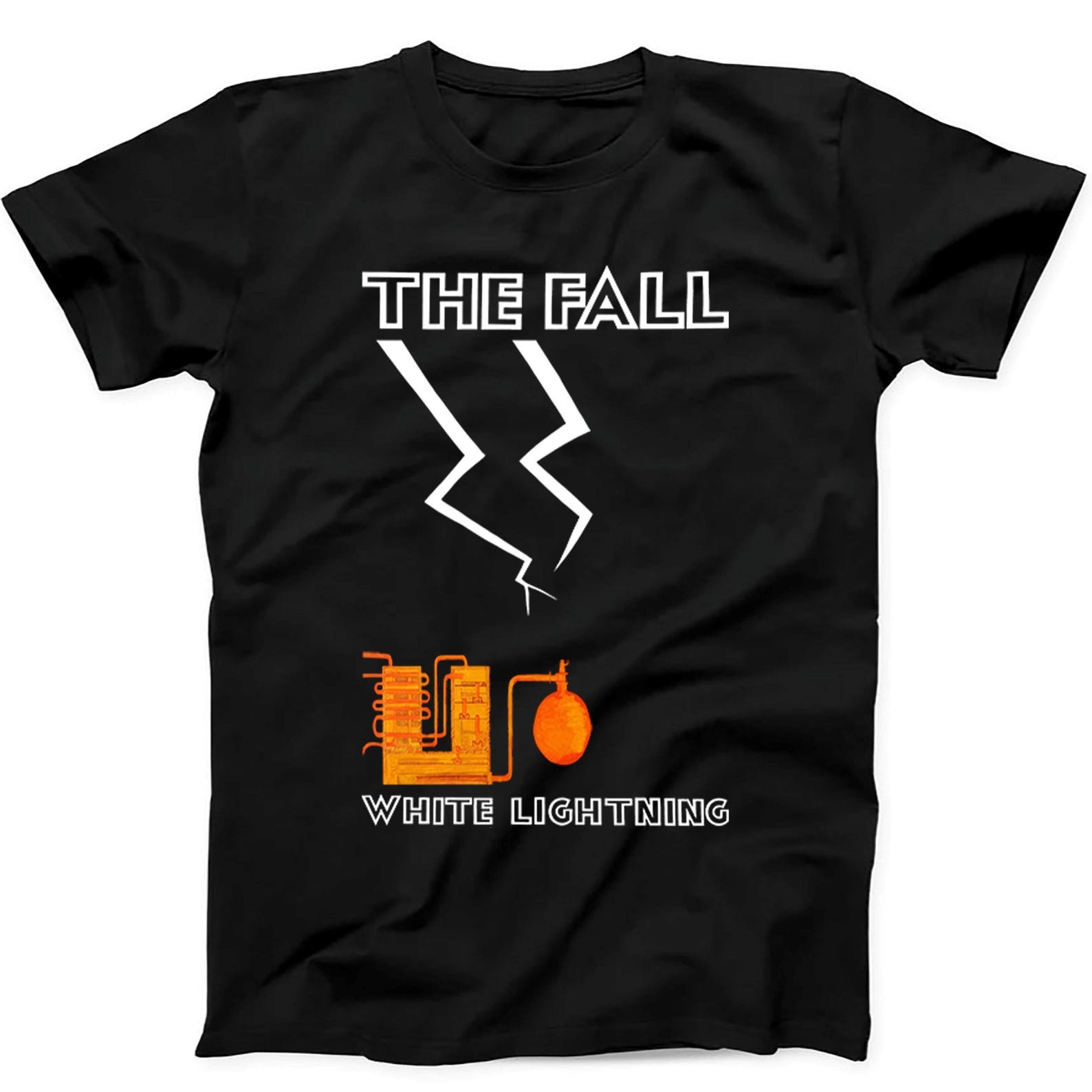 The Fall White Lightning Punk Rock Music Gift Tee Black T Shir B629 M