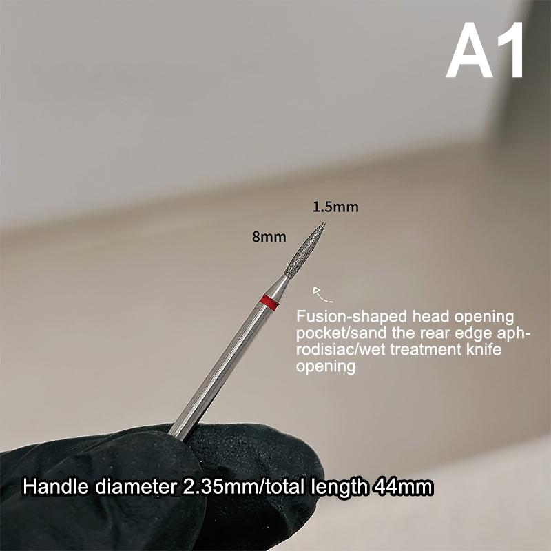 Nail Front Drill Bits Remove Cuticle Nail Polish Head Electric Polishing Machine Accessories Nail Tools