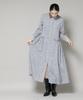 Nano Universe Fringe Jacquard Narrow Shirt Size Dress, Women's, S, 020, Gray, 669-5219326