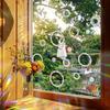 Colorful Sun Catcher Round Rainbow Static Glass Sticker for Windows to Prevent Bird Collisions