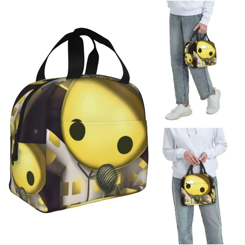 Wobbly Life Gaming Lustige Spiele Isolierte Lunchtasche für Damen Kinder Tragbare Lebensmittelboxen Thermische Lunchbox Tragetasche