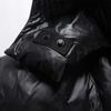 Unisex Winter Black Oversize Puffer Jacket For Men and Women High Quality  Fashion Thick Warm 90% White Duck Down Coat Hooded Parkas