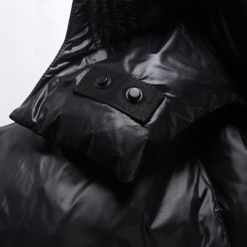 Unisex Winter Black Oversize Puffer Jacket For Men and Women High Quality  Fashion Thick Warm 90% White Duck Down Coat Hooded Parkas