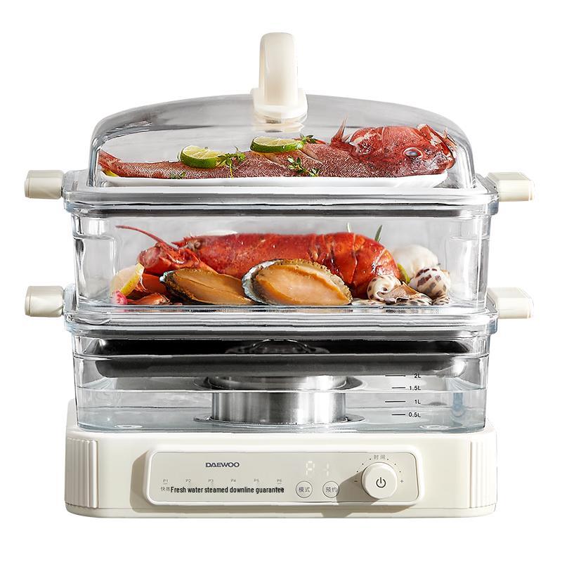 DAEWOO S22 Multifunction Glass Steamer CN plug (adapter included) 8L