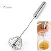 Milk Mixer Kitchen Stainless Steel Semi-Automatic Egg Whisk Beater Cream