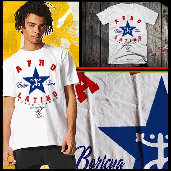 

Afro Boricua t-shirt Afro Latino the Bronx Puerto Rican Taino Puerto Rico Flag M