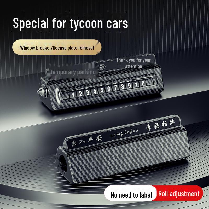 

Алюминиевый многофункциональный молоток безопасности с временным знаком парковки автомобиля