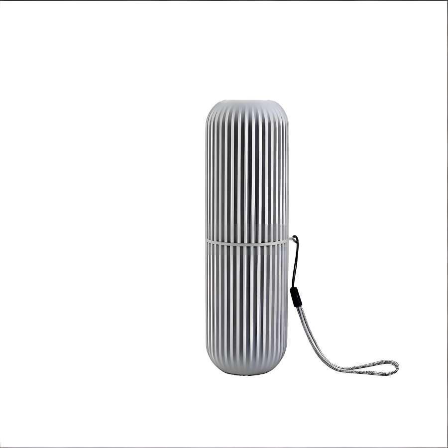 Portable Travel Toothbrush Holder With Storage And Nopunch Design For Home And Trip Use