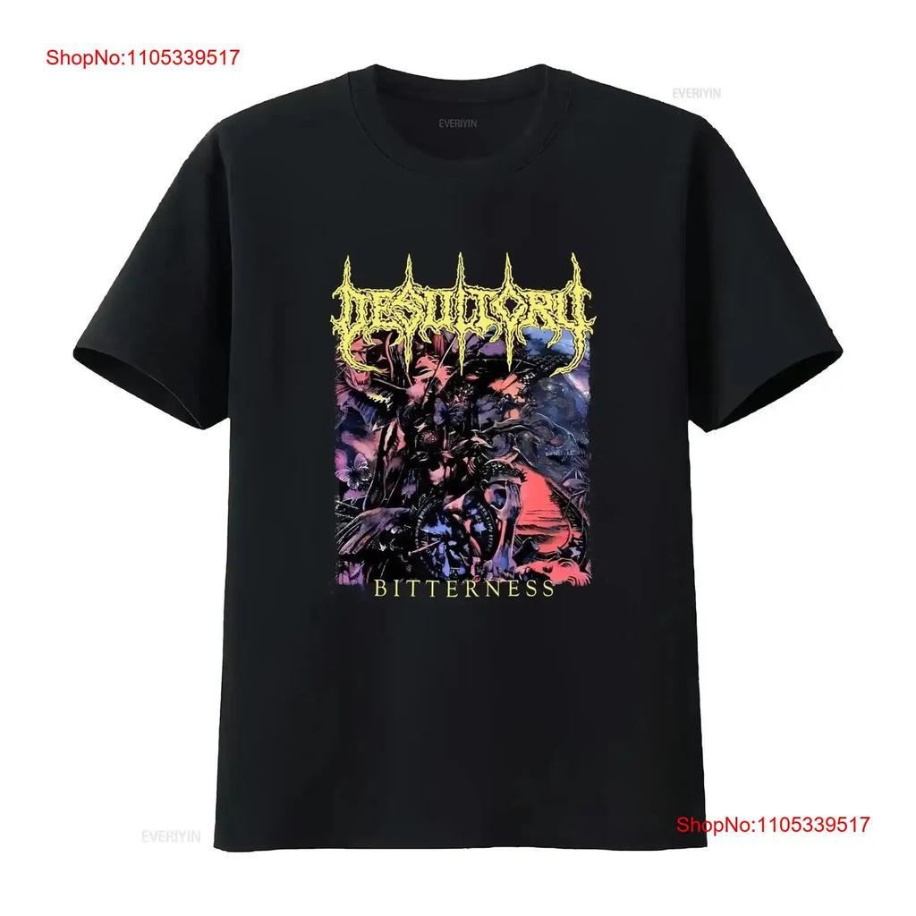 Desultory Bitterness Tour Cotton Black All Size T Shirt TT61 Vintage Washed Graphic Versatile C