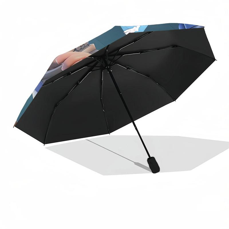 Clash Royale, Heroes- Automatic Opening and Closing, 8-rib Structure Portable Umbrella, Suitable for Men and Women In All Seasons - Perfect