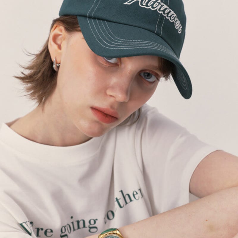 ATTRAVER VER LINE BALL CAP GREEN