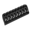 8 String Saddle Bridge String Thru Body Hardtail Bridge Replacement for Electric Guitar 10.8mm Spacing