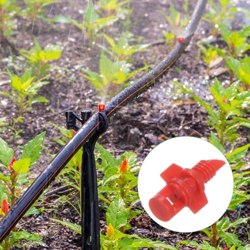 300 pcs  Misting Nozzles  90° 180° 360° Irrigation Nozzles for Garden, Plant, and Lawn Watering Systems   Barbed Refraction Atomizing Drippers