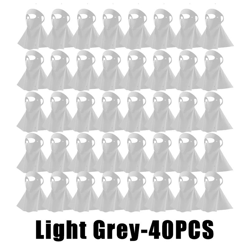 Cool Ice Silk Sun Protection Mask 3D UPF50+ Anti-UV Neck Scarf Neck Protection Dustproof Sunshade Facepiece Outdoor