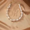 3pcs Set Retro Fashion Irregular-shaped Pearl necklace for Women Wedding Bride Party Baroque Pearl Charms Zircon Set Gifts