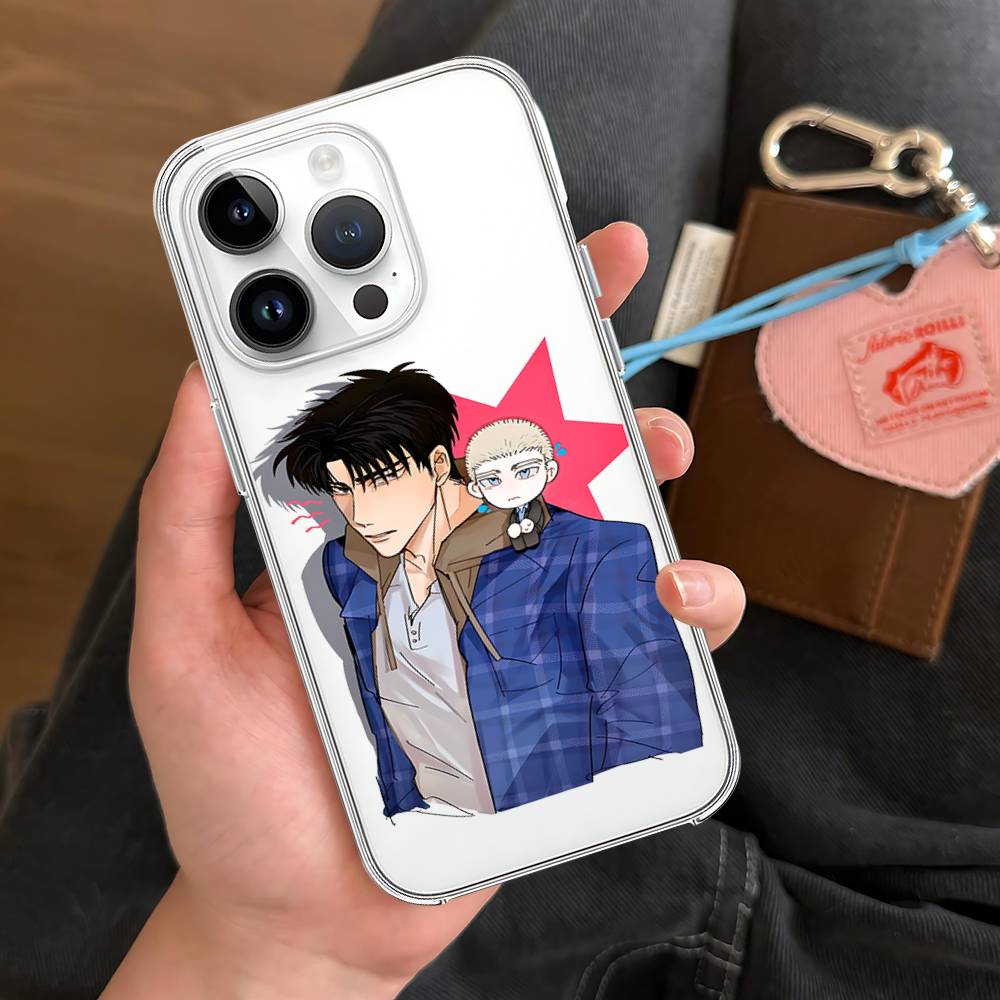 BL Shutline Phone Case For Iphone 17 16 15 11 13 14 Pro Max 7 8 Plus X Xr Xs Max Se2020 12mini Transparent Cover