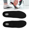 Sports Insoles Cushioning Shock Absorption Feet Relief Breathable Foot Shoes Insoles Black L