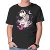 Unisex Crew Neck T-Shirt Ghost Ride Buddies Graphic Short Sleeve Casual Tee