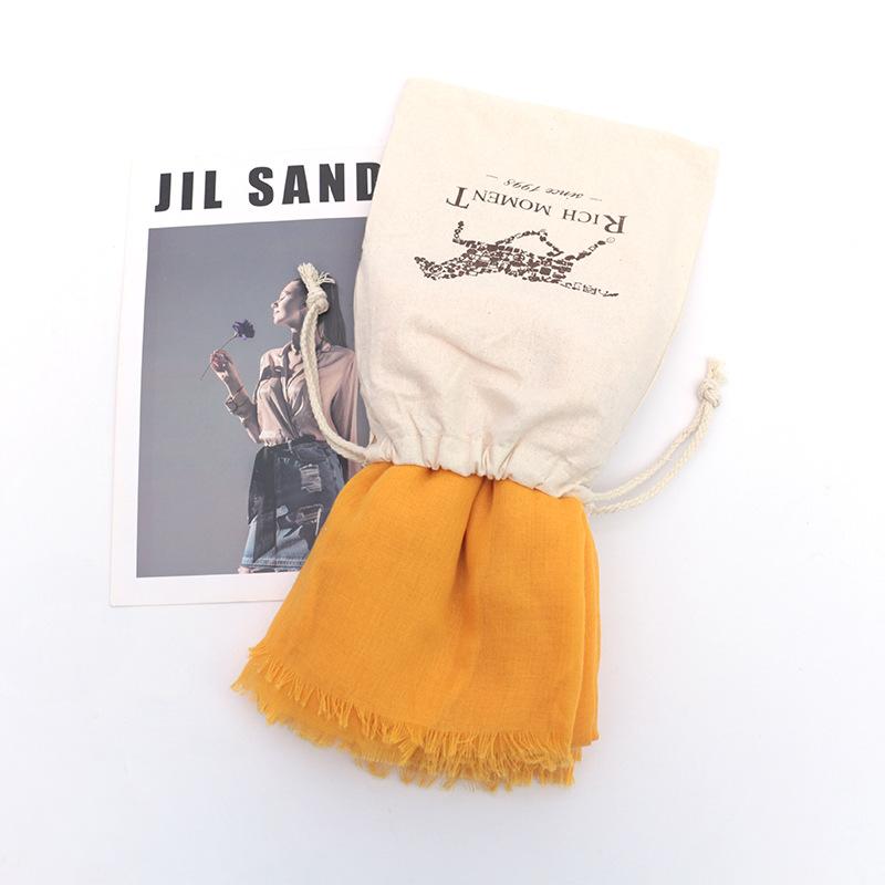 Big Red Po Cotton And Linen Scarf Desert Sunscreen Shawl Seaside Travel Beach Lady Decoration Cotton Scarf Women Luxury