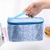 Women's Hand Makeup Bag Alphabet Color Square Travel Hand Storage Toiletry Bag