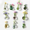 Mini Magnetic Flower Vase Fridge Magnet – DIY Glass Ornament for Cat Whisker Collection