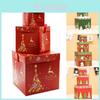 Premium Large Christmas Gift Box With Lid And Ribbon Perfect For Holiday Gifting**