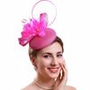New Imitation Hemp Head Flower Top Hat Retro British Hair Accessories Head Flower Banquet Ball Tea Party Headgear