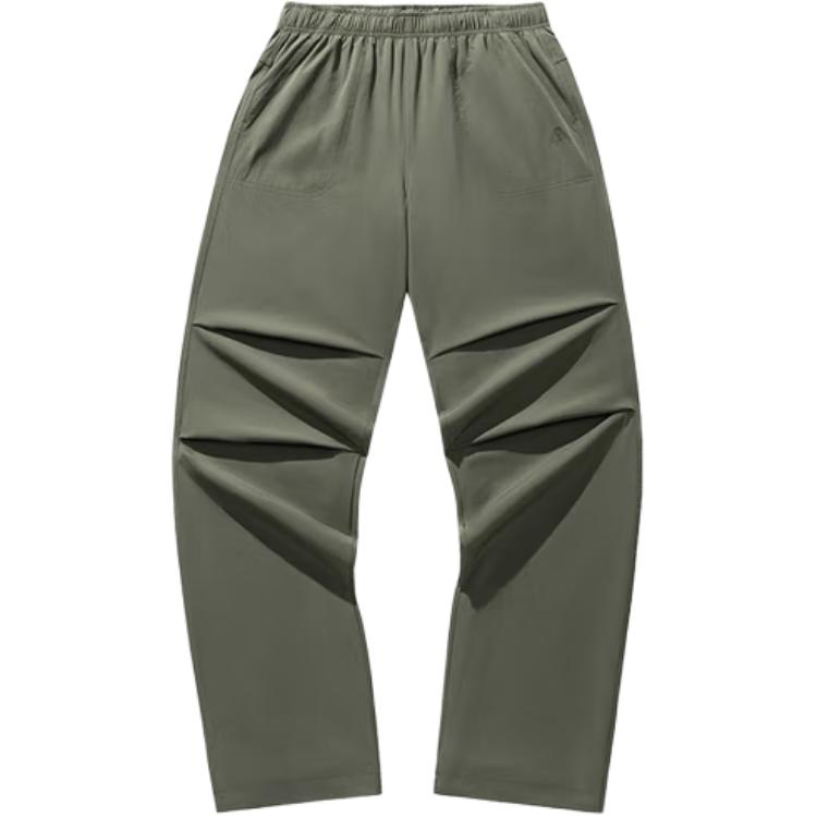 

Anta Earth Shell 2.0 Solid Color Mid-Rise Drawstring Versatile Breathable Loose Sports Pants Women bottoms 962536503-3 XS