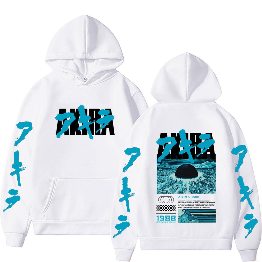Japanese Science Fiction Cartoon Movie Anime Akira Shotaro Kaneda Hoodie Men Women Manga Oversized Hoodies Male Casual Tracksuit